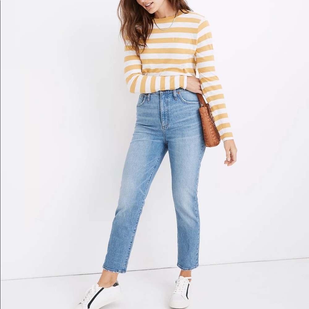Madewell classic straight full length NWT